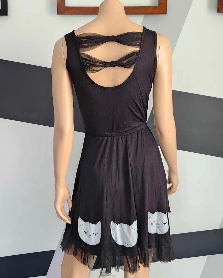 Robe motif chat new arrivals